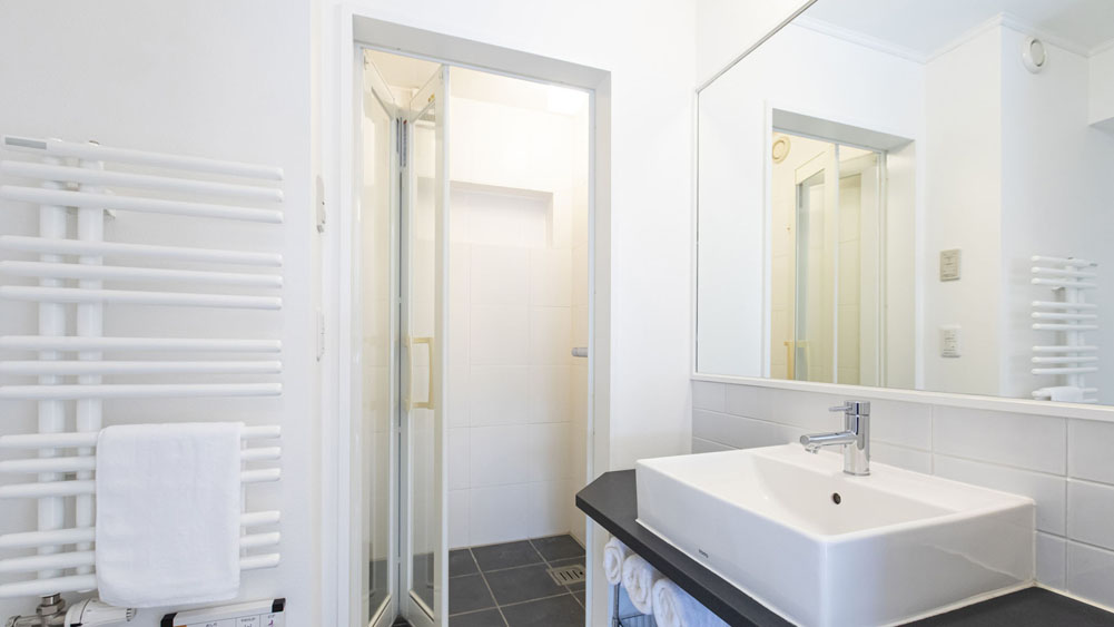 Ajisai Chalet - Guest bathroom design